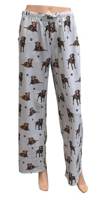 Raining Cats and Dogs | Chocolate Labrador Retriever PJ  Bottoms