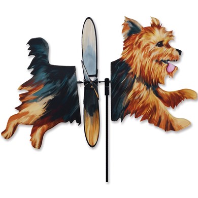 Raining Cats and Dogs |Yorkie Deluxe Dog Garden Spinner