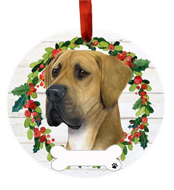 Raining Cats and Dogs |Great Dane Wreath Dog Breed Christmas Ornament