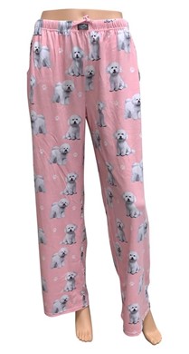 Raining Cats and Dogs | Bichon PJ Bottoms