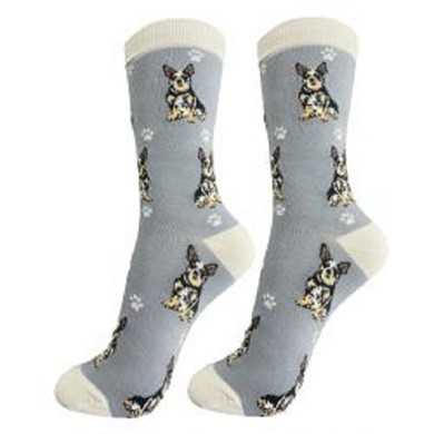 Raining Cats and Dogs | Australian Cattle Dog Happy Tails Socks