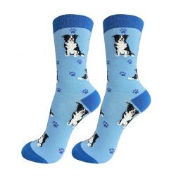 Raining Cats and Dogs |Border Collie Happy Tails Socks