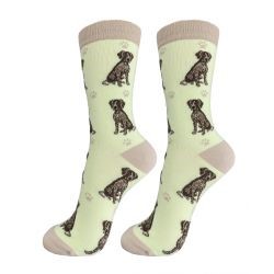 Raining Cats and Dogs | German Shorthaired Pointer Happy Tails Socks