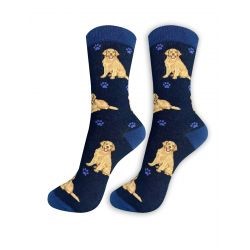 Raining Cats and Dogs | Golden Retriever Happy Tails Socks