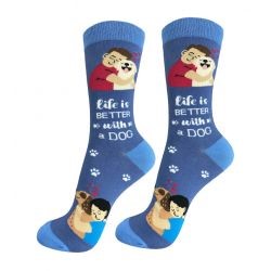Raining Cats and Dogs | Life is Better with Dogs Happy Tails Socks