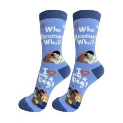 Raining Cats and Dogs | Who Rescued Who Happy Tails Socks