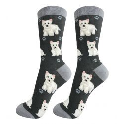 Raining Cats and Dogs | West Highland Terrier Happy Tails Socks