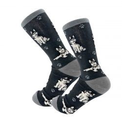 Raining Cats and Dogs | Siberian Husky Happy Tails Socks