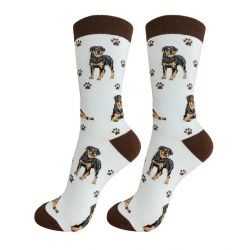 Raining Cats and Dogs | Rottweiler Happy Tails Socks