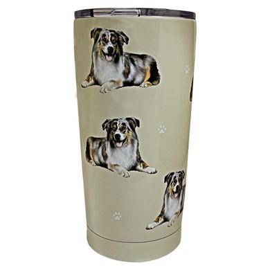 Raining Cats and Dogs | Australian Shepherd Insulated Tumbler By Serengeti