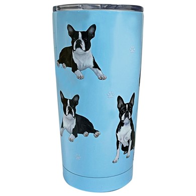 Raining Cats and Dogs | Boston Terrier Dog Insulated Tumbler By Serengeti
