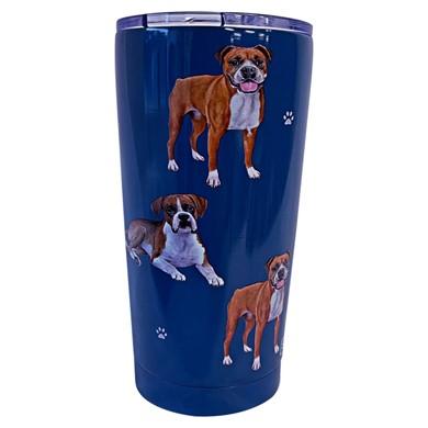 Raining Cats and Dogs | Boxer Dog Insulated Serengeti Tumbler