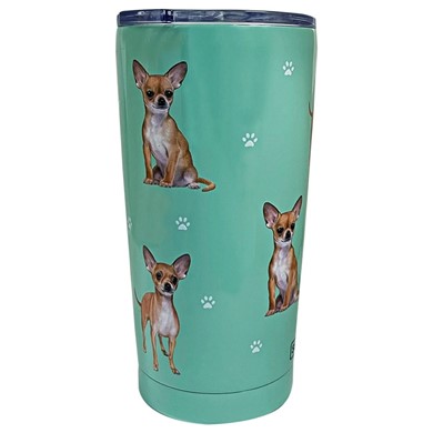 Raining Cats and Dogs | Chihuahua Dog Insulated Tumbler By Serengeti