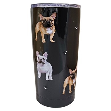 Raining Cats and Dogs | French Bulldog Dog Insulated Tumbler By Serengeti