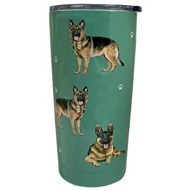 Raining Cats and Dogs | German Shepherd Dog Insulated Tumbler By Serengeti