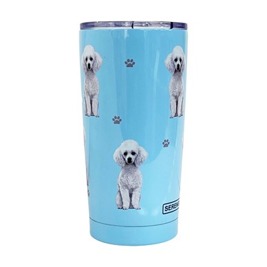 Raining Cats and Dogs | Poodle Dog Insulated Tumbler By Serengeti