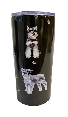 Raining Cats and Dogs | Schnauzer Dog Insulated Serengeti Tumbler