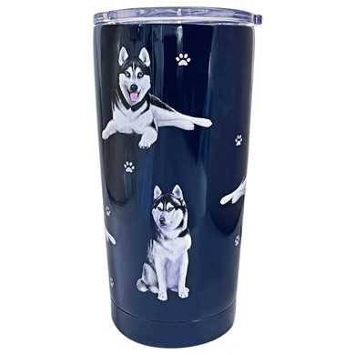 Raining Cats and Dogs | Siberian Husky Dog Insulated Serengeti Tumbler