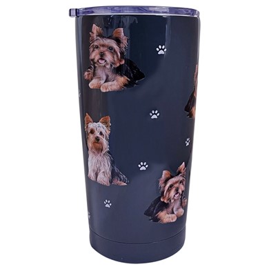 Raining Cats and Dogs |Yorkshire Terrier Dog Insulated Serengeti Tumbler