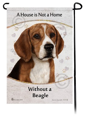 Raining Cats and Dogs | Beagle House is Not a Home Garden Flag