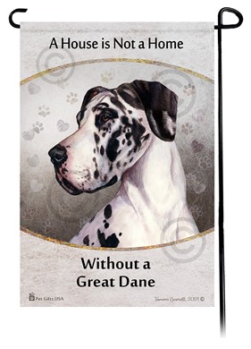 Raining Cats and Dogs | Great Dane House is Not a Home Garden Flag