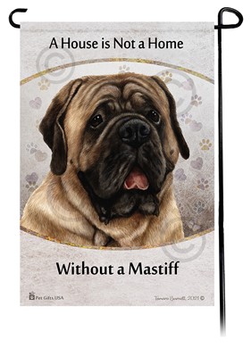 Raining Cats and Dogs | Mastiff House is Not a Home Garden Flag