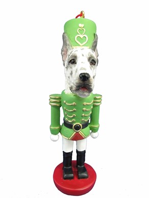 Raining Cats and Dogs | Harlequin Dane Nutcracker Dog Christmas Ornament