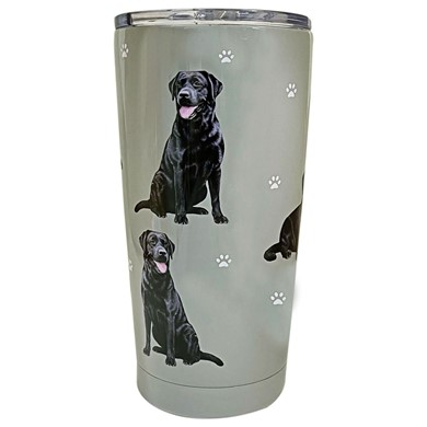 Raining Cats and Dogs |Black Labrador Retriever Dog, Insulated Tumbler by Serengeti