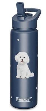 Raining Cats and Dogs |Bischon Frise Serengeti Insulated Water Bottle