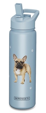 Raining Cats and Dogs |French Bulldog Serengeti Insulated Water Bottle