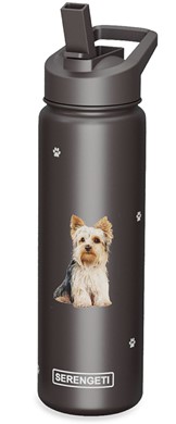 Raining Cats and Dogs |Yorkie Serengeti Insulated Water Bottle