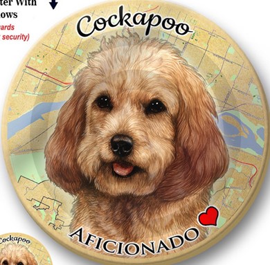 Raining Cats and Dogs |Cockapoo Dog Car Coaster Buddy