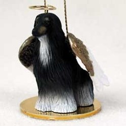 Afghan Hound Angel Ornament - click for more breed colors