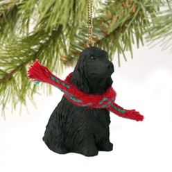 English Cocker Christmas Ornament- click for more breed colors
