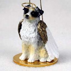 Australian Shepherd Angel Ornament - click for more breed options