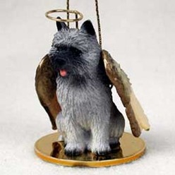 Cairn Terrier Dog Angel Ornament