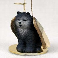 Chow Dog Angel Ornament