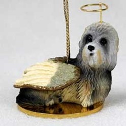 Dandie Dinmont Angel Ornament