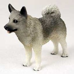 Norwegian Elkhound Figurine