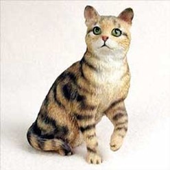 Brown Tabby Cat Figurine, the perfect gift for cat lovers