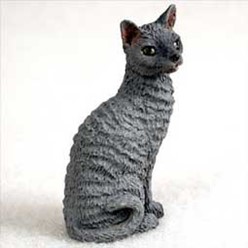 Cornish Rex Cat Tiny One Figurine- click for more breed colors