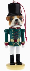 Bulldog Nutcracker Christmas Ornament