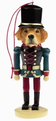 Golden Retriever Nutcracker Dog Christmas Ornament