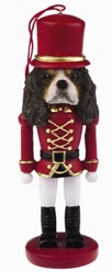 Cavalier King Charles Tri Nutcracker  Dog Christmas Ornament