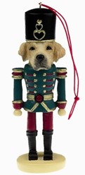 Labrador Retriever Yellow Nutcracker Christmas Ornament