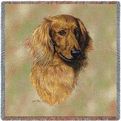 Dachshund Longhaired Throw