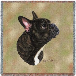 French Bulldog Throw