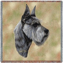 Schnauzer Throw