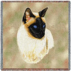 Siamese Cat Throw