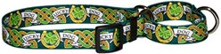 Lucky Dog Martingale Collar, an Irish Theme Collar